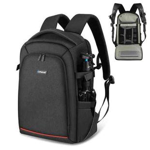 PULUZ Outdoor Portable Waterproof Scratch-proof Dual Shoulders Backpack Handheld PTZ Stabilizer Camera Bag with Rain Cover for Digital Camera, DJI Ronin-SC / Ronin-S (Black)