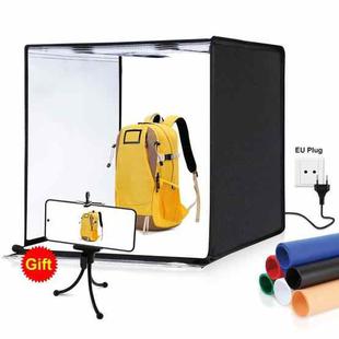 PULUZ Photo Studio Light Box Portable 60 x 60 x 60 cm Light Tent LED 5500K White Light Dimmable Mini 36W Photography Studio Tent Kit with 6 Removable Backdrops (Black Orange White Green Blue Red)(EU Plug)