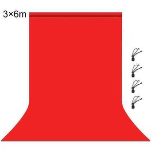 PULUZ 3m x 6m Photography Background Thickness Photo Studio Background Cloth Backdrop(Red)