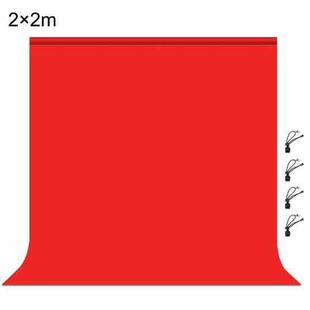 PULUZ 2m x 2m Photography Background Thickness Photo Studio Background Cloth Backdrop(Red)