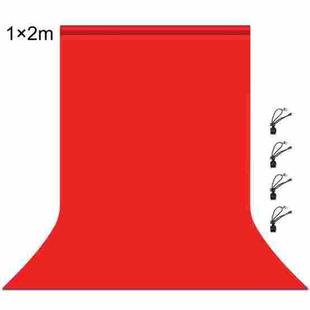 PULUZ 1m x 2m Photography Background Thickness Photo Studio Background Cloth Backdrop(Red)