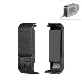 PULUZ POM Plastic Battery Side Interface Cover for GoPro HERO12 Black /11 Black /10 Black /9 Black(Black)