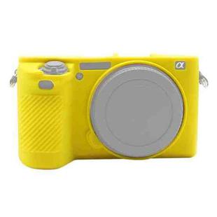 PULUZ Soft Silicone Protective Case for Sony ILCE-6500(Yellow)