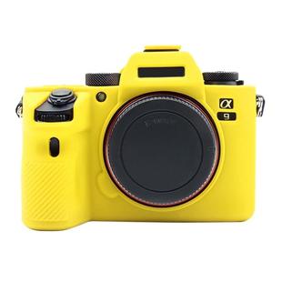 PULUZ Soft Silicone Protective Case for Sony A9 (ILCE-9) / A7 III/ A7R  III(Yellow)