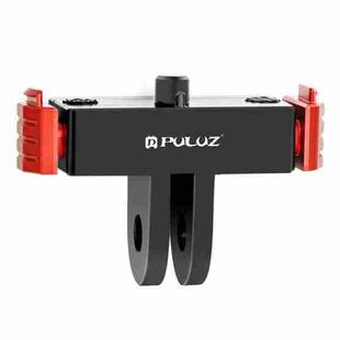 For GoPro HERO13 Black  PULUZ Magnetic Quick Release Base Mount (Black Red)