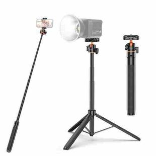 [US Warehouse] PULUZ 1.4m Phone Selfie Stick Tripod Vlog Live Streaming Holder with Phone Clip