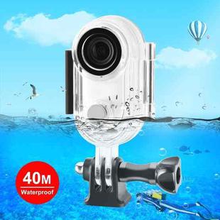 For Insta360 GO 3 PULUZ 40m Underwater Waterproof Housing Case with Base Adapter & Screw (Transparent)