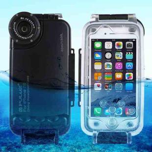 PULUZ For iPhone SE 2020 & 8 & 7 40m/130ft Waterproof Diving Housing Photo Video Taking Underwater Cover Case(Black)