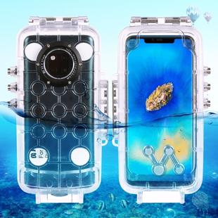 PULUZ 40m/130ft Waterproof Diving Case for Huawei Mate 20 Pro, Photo Video Taking Underwater Housing Cover(Transparent)