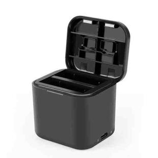 For Insta360 Ace Pro / Ace PULUZ Battery Charging Box Battery & Memory Card Storage Case (Black)