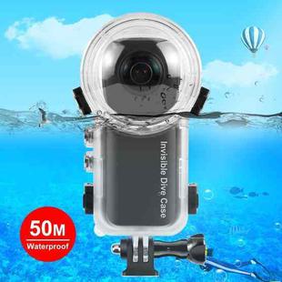 For Insta360 X4 PULUZ 50m Waterproof Sealed Diving Case (Transparent)