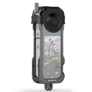 [US Warehouse] For Insta360 X4 PULUZ Metal Protective Cage Rig Housing Frame with Lens Cover