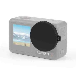 For DJI Osmo Action 4 / 3 PULUZ Silicone Lens Cap (Black)