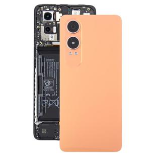 For OnePlus Nord CE4 Lite Plastic Back Cover with Camera Lens Cover(Orange)
