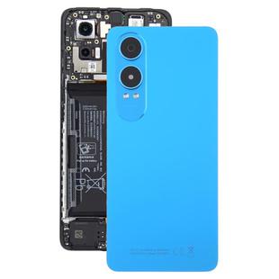 For OnePlus Nord CE4 Lite Plastic Back Cover with Camera Lens Cover(Blue)