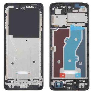 For ZTE Blade A75 5G / V60 Smart Front Housing LCD Frame Bezel Plate (Black)