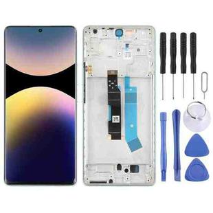 For Xiaomi Redmi Note 14 Pro 4G AMOLED Original LCD Screen Digitizer Full Assembly with Frame (Blue)