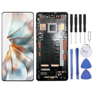For ZTE nubia Z60S Pro NX725J Original LCD Screen Digitizer Full Assembly with Frame (Black)
