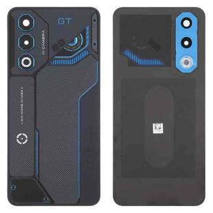 For ZTE nubia Neo 3 GT Glass Battery Back Cover with Camera Lens Cover(Gray)