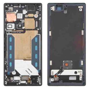 For ZTE nubia RedMagic 10S Pro+ Middle Frame Bezel Plate with In-Display Fingerprint Sensor Flex Cable (Black)