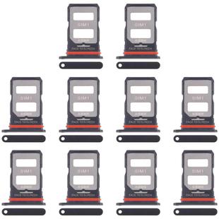 For Xiaomi 14T 5G 10pcs Original SIM Card Tray + SIM Card Tray (Black)