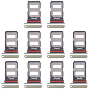 For Xiaomi 14T 5G 10pcs Original SIM Card Tray + SIM Card Tray (Green)