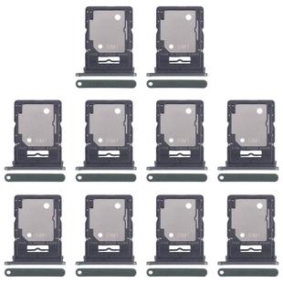 For Xiaomi Redmi Note 14 5G 10pcs Original SIM + SIM / Micro SD Card Tray (Dark Green)