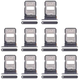 For Xiaomi Poco F7 Pro 10pcs Original SIM Card Tray + SIM Card Tray (Black)