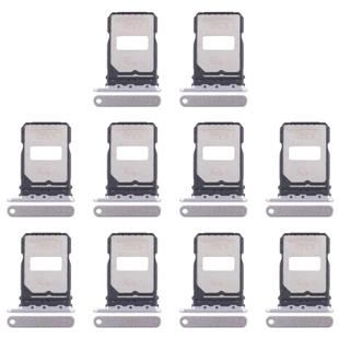For Xiaomi Redmi K80 Pro 10pcs Original SIM Card Tray + SIM Card Tray (Silver)