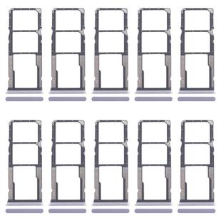 For Xiaomi Redmi 14C 4G 10pcs Original SIM Card Tray + SIM Card Tray + Micro SD Card Tray (Purple)