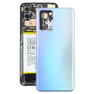 For OPPO Reno7 5G CPH2371 Battery Back Cover with Middle Frame(Blue)