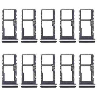 For Motorola Moto G 2022 10pcs Original SIM + Micro SD Card Tray (Black)