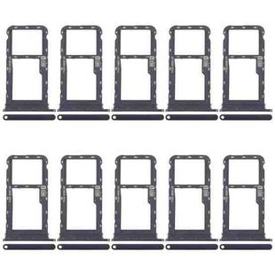 For Motorola Moto G60 10pcs Original SIM + Micro SD Card Tray (Black)