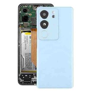 For vivo S17 Pro 5G V2284A Original Battery Back Cover with Camera Lens(Blue)