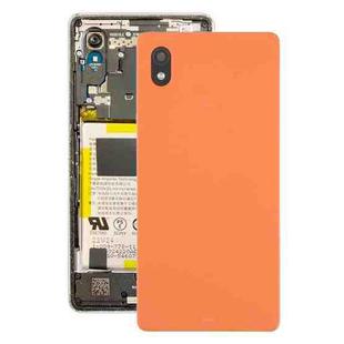 For Sony Xperia Ace III Back Cover with Camera Lens Cover(Orange)