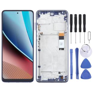 For Motorola Moto G Stylus 2022 4G OEM LCD Screen Digitizer Full Assembly with Frame (Blue)
