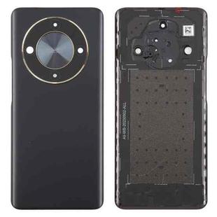 For Honor X9b Back Cover with Camera Lens Cover(Black)