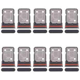 For OPPO F29 10pcs Original SIM Card Tray + SIM Card Tray (Black)