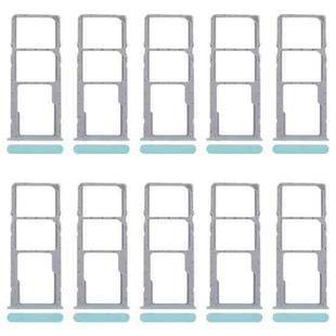 For Realme Note 50 RMX3834 10pcs Original SIM Card Tray + SIM Card Tray + Micro SD Card Tray (Green)