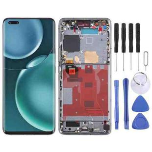 For Honor Magic4 Pro Original LCD Screen Digitizer Full Assembly with Frame, Supporting Fingerprint Identification (Black)