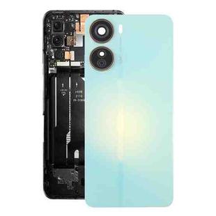 For ZTE Axon 40 Lite Plastic Battery Back Cover with Camera Lens Cover(Green)