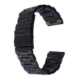 For Apple Watch 38mm Classic Buckle Steel Watch Band Replacement, Only Used in Conjunction with Connectors ( S-AW-3291 )(Black)