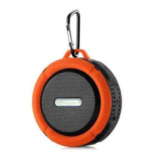 C6 Outdoor Waterproof Bluetooth Speaker with Suction, Support Hands-free Calling(Orange)