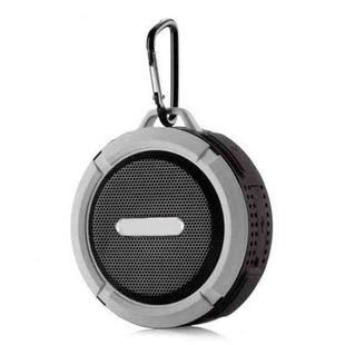 C6 Outdoor Waterproof Bluetooth Speaker with Suction, Support Hands-free Calling(Grey)