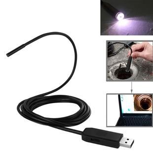 Waterproof USB Endoscope Inspection Camera with 6 LED for Parts of OTG Function Android Mobile Phone, Length: 2m, Lens Diameter: 5.5mm