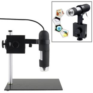 1.3 Mega Pixels 1000X USB Digital Microscope with 8 LED Lights / Holder