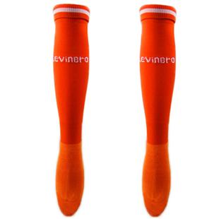 Towel Bottom Material Overknee Stocking Football Sport Socks (Orange)