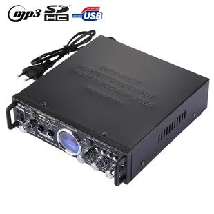 AK-901 Stereo Audio Karaoke Power Amplifier with Remote Control, Support SD Card / USB Flash Disk(Black)