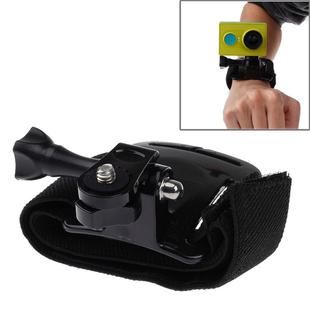 GP110 Arm Belt / Wrist Strap + Connecter Mount for GoPro Hero11 Black / HERO10 Black / HERO9 Black / HERO8 Black / HERO7 /6 /5 /5 Session /4 Session /4 /3+ /3 /2 /1, Insta360 ONE R, DJI Osmo Action and Other Action Cameras(Black)