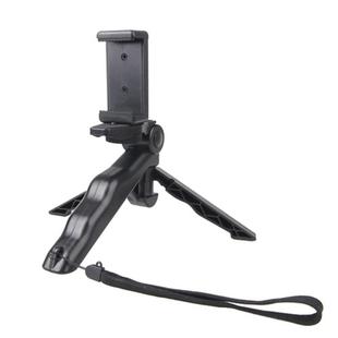 Portable Hand Grip / Mini Tripod Stand Steadicam Curve with Straight Clip for GoPro HERO 4 / 3 / 3+ / SJ4000 / SJ5000 / SJ6000 Sports DV / Digital Camera /  iPhone , Galaxy and other Mobile Phone(Black)